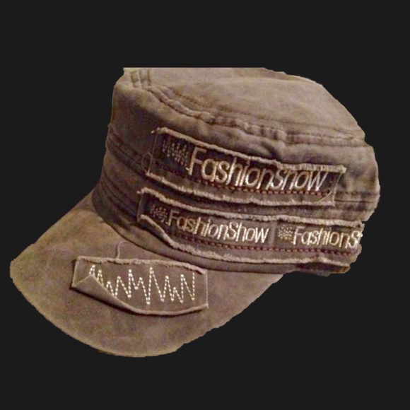Vintage Distressed Fashion Patches Cap NWT Deadstock Never Worn - Picture 2 of 4